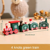 Train en bois.